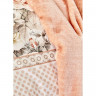 Набор постельное белье с покрывалом Karaca Home Elsa somon 2020-1 лососевый евро