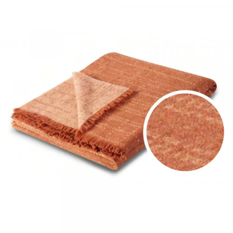 Плед Biederlack Plaid Nore terra 130x170 см