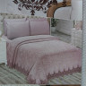 Набор с покрывалом Febo розовое с наволочками 230x245 см