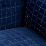 Чехол на трехместный диван HomyTex Бархатный плюш Синий
