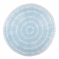 Полотенце Barine Pestemal Swirl Roundie Mint D-150 см 