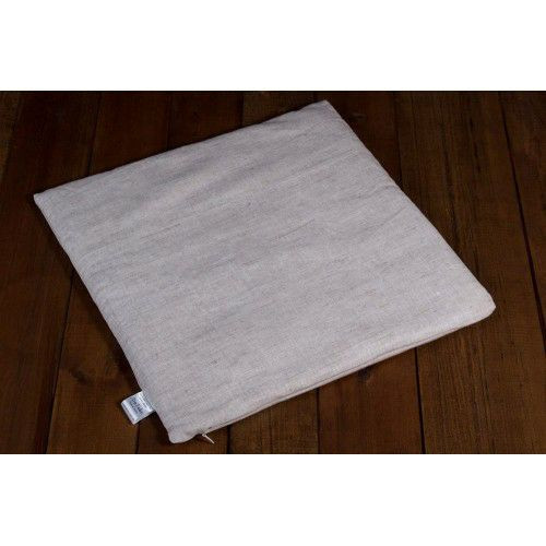 Льняной коврик на автомобильное сидение (со съемным чехлом) Lintex  45х45 см