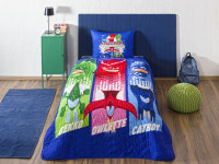 Покрывало TAC Disney PJ Masks Power UP 160x220 см с наволочкой 