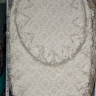 Набор овальных ковриков для ванной Estima lux светло - бежевый 4 (68х115 см + 57х80 см)
