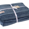 Набір рушників Maisonette Elegance синій 700 г/м2 із 2-х шт. 76х147 см