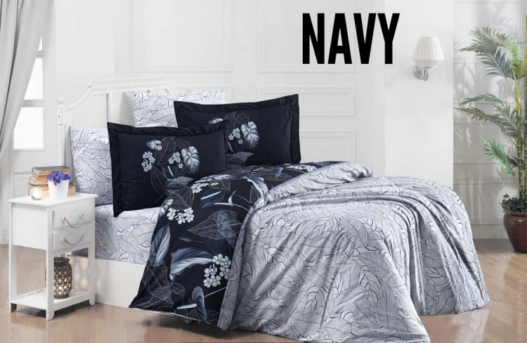 Постельное белье First Choice De Luxe Navy евро Постельное белье First Choice De Luxe Navy евро