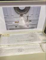Набор полотенец Tivolyo Home Juliet cream из 3 шт.