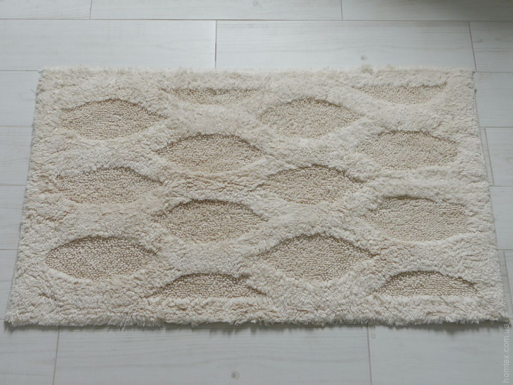 Килимок для ванної кімнати PAVIA Luzmila Ecru yeni 70x120 см