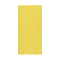 Пляжний рушник Maisonette MarMaris Peshtemal жовтий 350 г/м2 75х150 см 