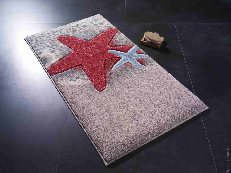Коврик для ванной Confetti Sea Star Mercan 57x100 см