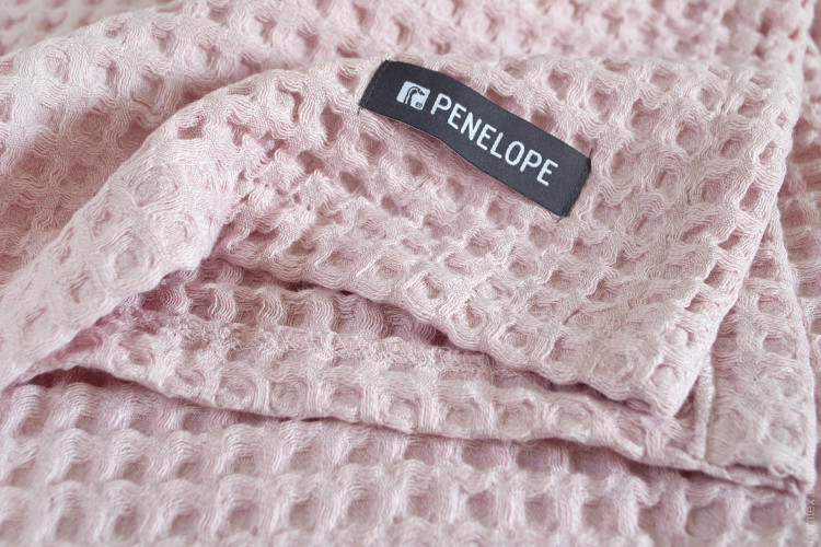 Покрывало Penelope - Eve Waffle pembe розовый 240x260 см