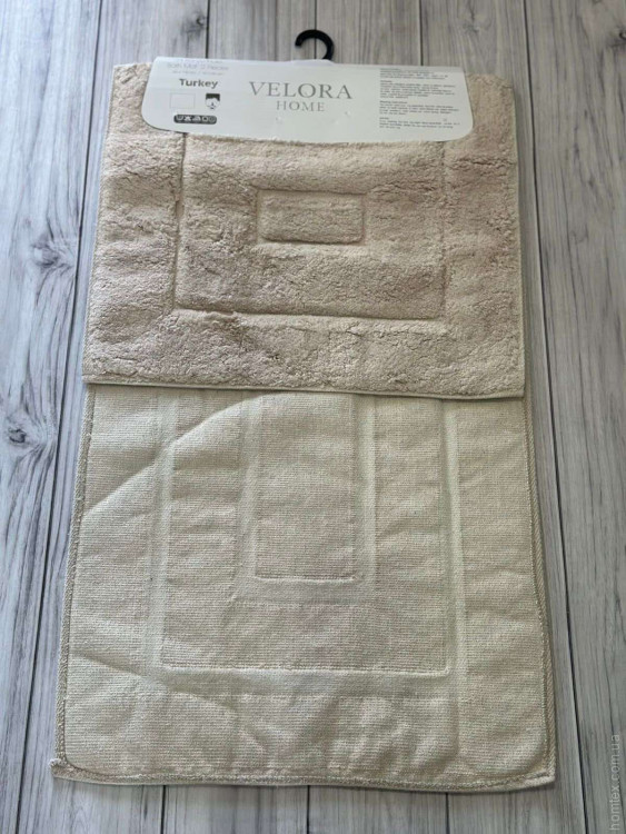 Набор ковриков для ванной Velora Home 50x60 см + 60x100 см, модель V5
