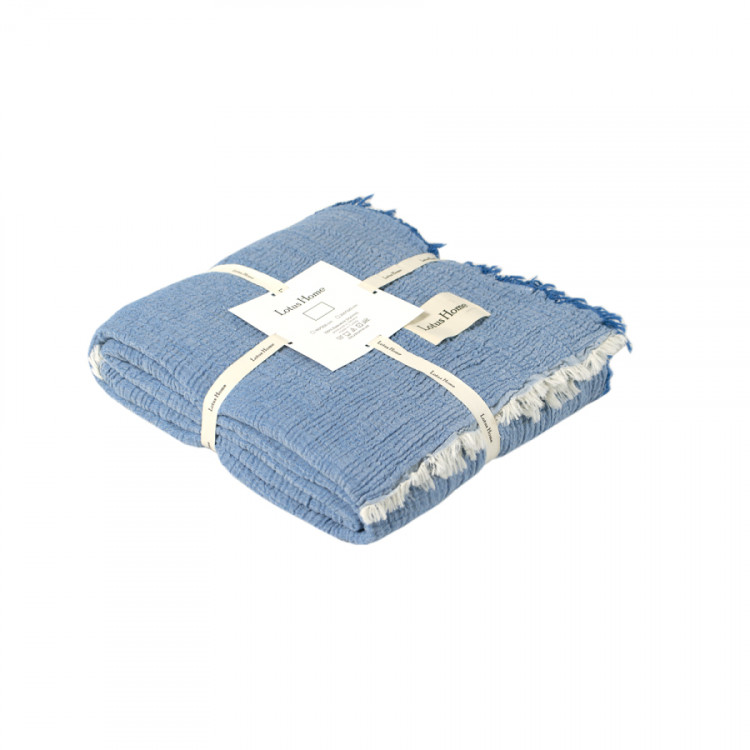 Покрывало Lotus Home Larna muslin blue 160х200 см