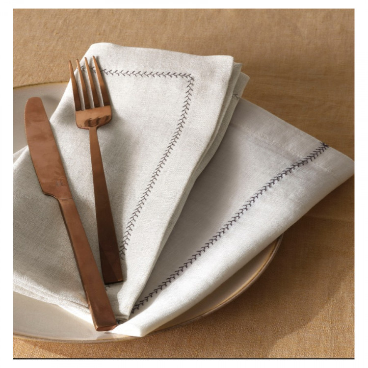 Набір серветок кухонних Lotus Home Benna off white кремовий 35х50 см з 2 шт.