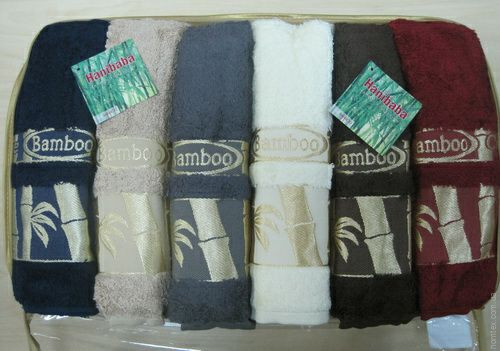 Набор бамбуковых полотенец Hanibaba Bamboo Exclusive из 6 шт. 70х140 см.
