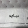 Махровое полотенце с серебрянной вышивкой 50х100 см. Soft cotton Sehzade серебро