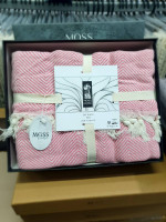 Покривало бавовняне Moss Home 200x230 см модель 7