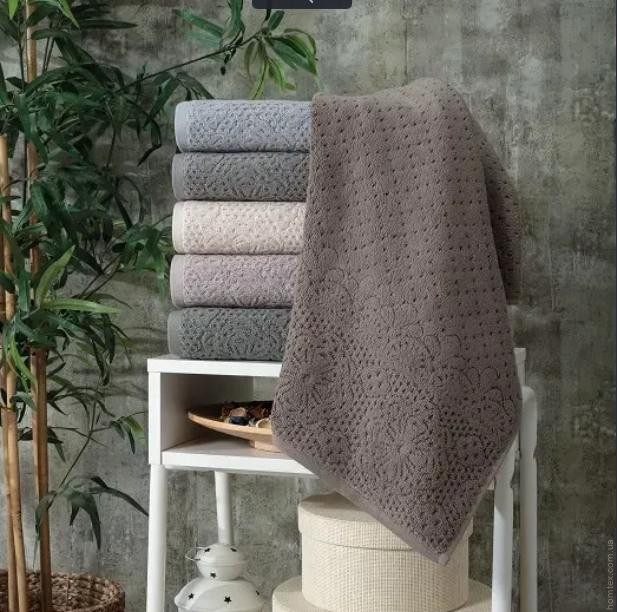 Набір махрових рушників Pupilla з 6-ти шт. 50х90 см, модель 49
