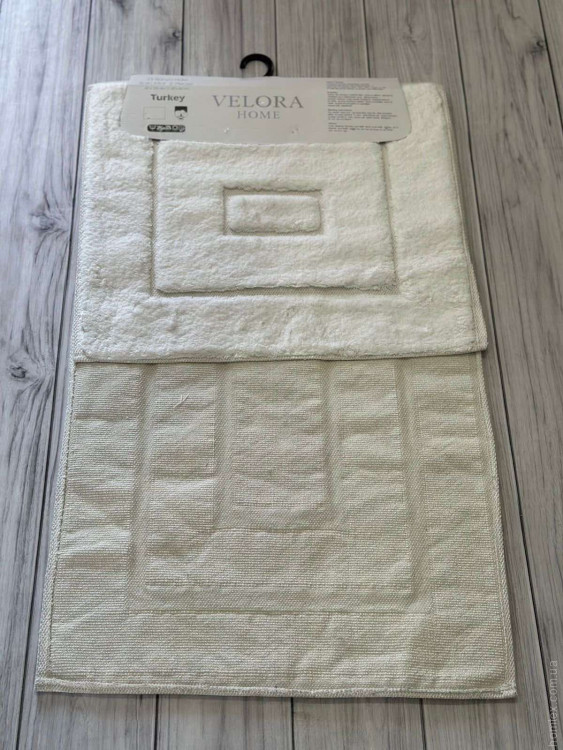 Набор ковриков для ванной Velora Home 50x60 см + 60x100 см, модель V6