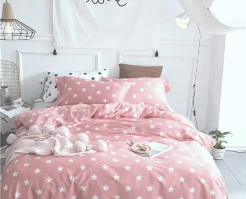 Постельное белье Zastelli 171 Звезды на розовом бязь полуторный Постельное белье Zastelli 171 Звезды на розовом бязь полуторный