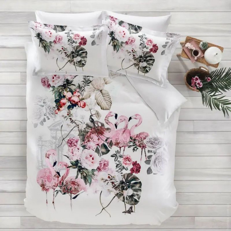 Постельное белье Tivolyo Home FLAMINGO полуторный