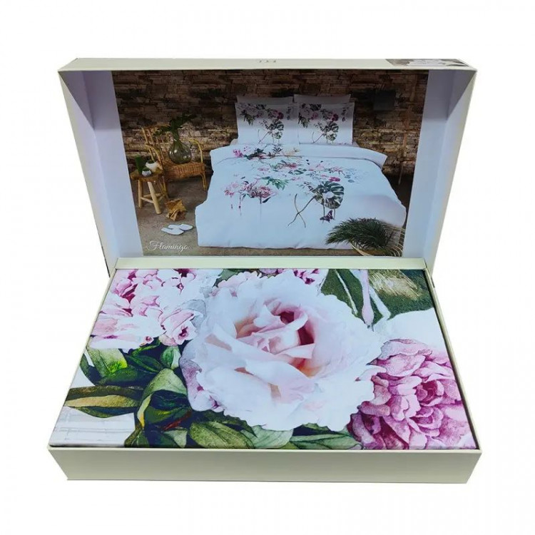 Постельное белье Tivolyo Home FLAMINGO полуторный