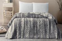 Плед хлопковый TAC Savanna серый 200х220 см Плед хлопковый TAC Savanna серый 200х220 см