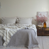 Муслинове покривало La Modno Magic Smokey Taupe 230x250 см