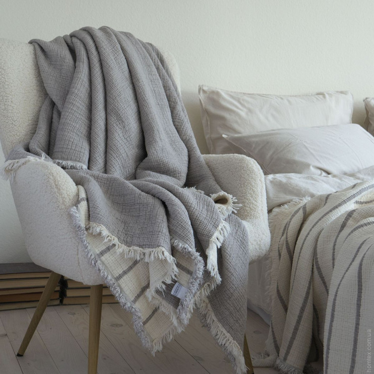 Муслиновое покрывало La Modno Magic Smokey Taupe 230x250 см