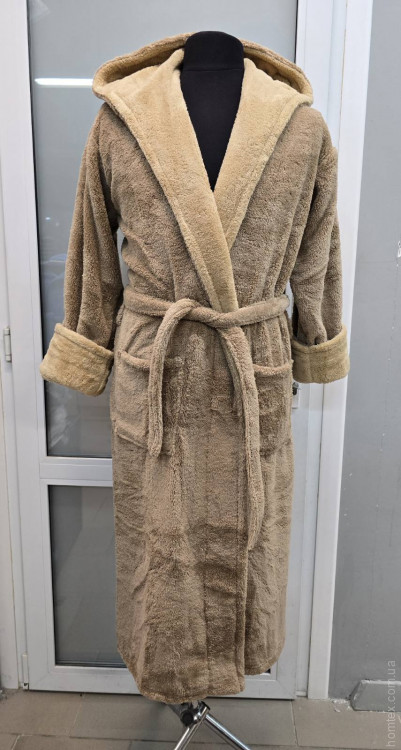 Халат мужской welsoft Zeron бежево - коричневый