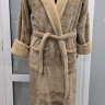 Халат мужской welsoft Zeron бежево - коричневый