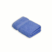 Махровое полотенце Home Line бордюр голубое 50x90 см