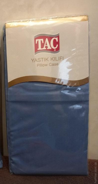 Набор наволочек Tac сатин lacivert 50x70 см из 2 шт