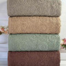 Набір махрових рушників Hazangulu з 4-х штук 70х140 см, модель 16