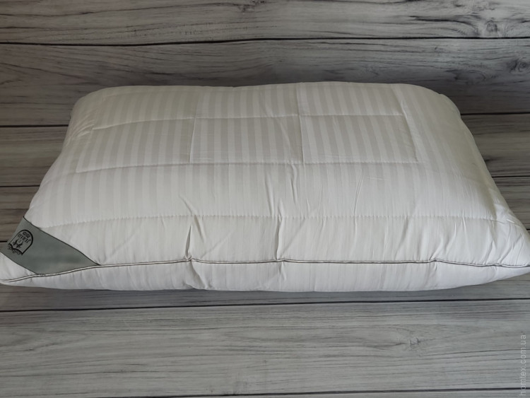 Подушка мікрогель Jereed home 50x70 см в бавовняному знімному чохлі