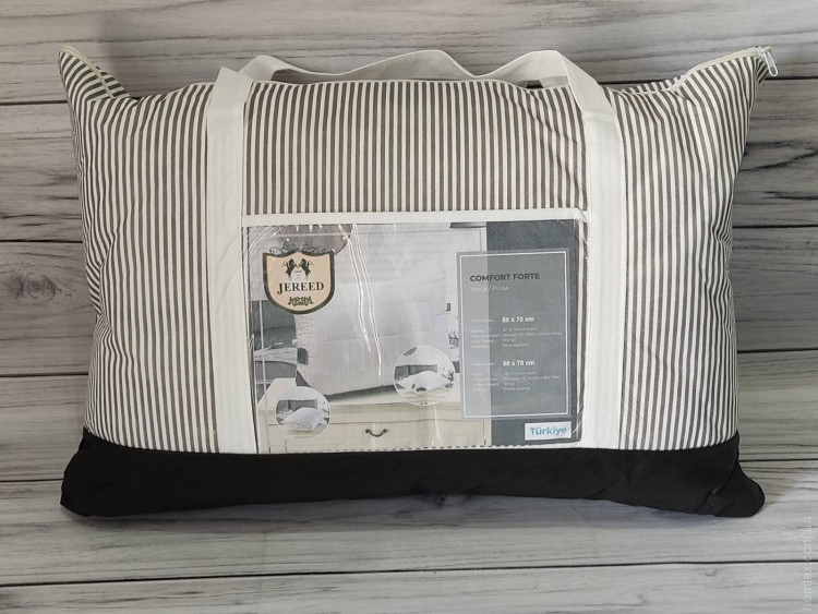 Подушка мікрогель Jereed home 50x70 см в бавовняному знімному чохлі