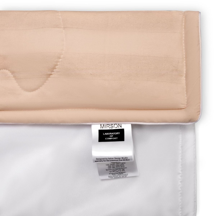 Наматрацник Mirson Carmela Waterproof Eco 150x200 см, №234/2 (водонепроникний з гумкою по периметру + АЛОЕ ВЕРА)