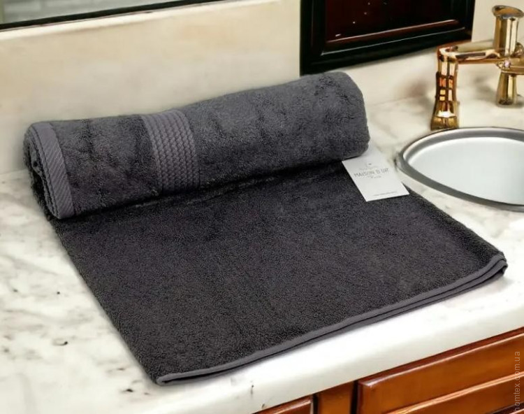 Полотенце бамбуковое Maison D'or Amadeus Anthracite 85x150 cм