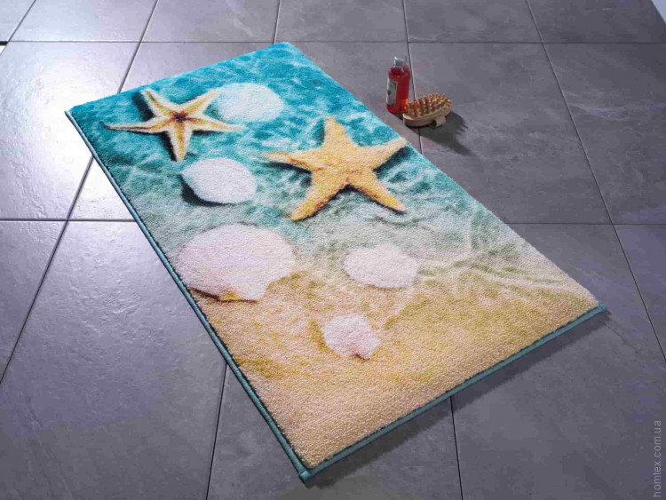 Коврик для ванной Confetti Seaside Turkuaz 57x100 см