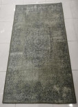 Ковер безворсовый 80х150 см, модель 228 серо - оливковый
