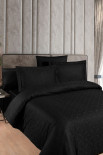 Постільна білизна First Choice жакард Lamone black євро