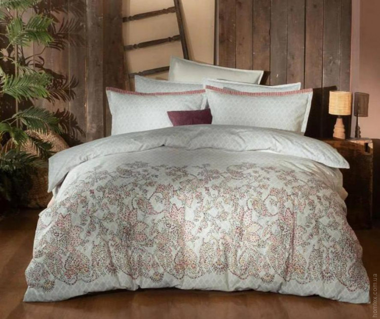 Постельное белье Sarev Scarlet V1 bej фланель семейный