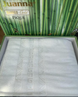 Махрове простирадло Sikel Bamboo Cream 200х220 см
