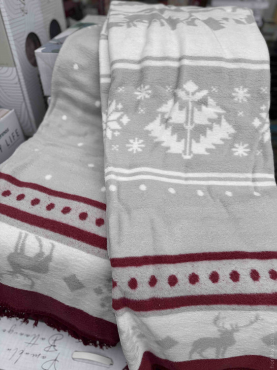 Плед бавовняний Aksu 180x220 см, модель 35