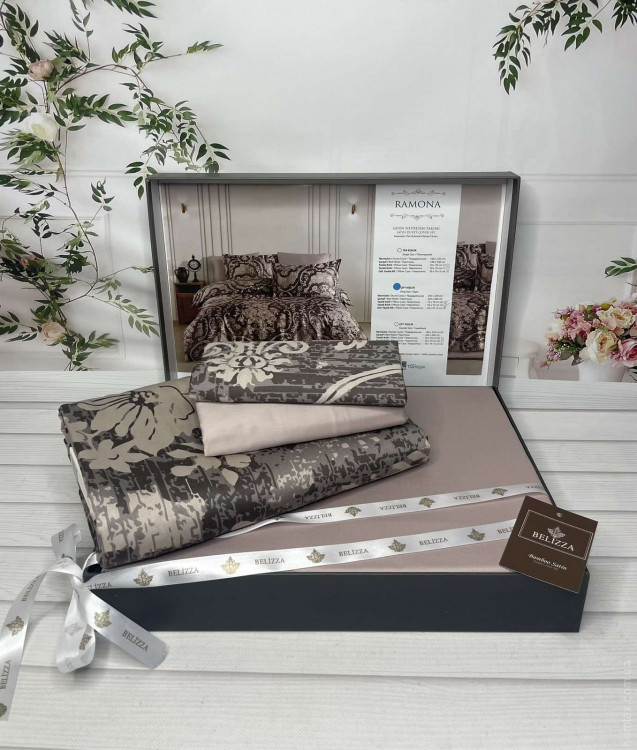 Постільна білизна Belizza Ramona сатин євро 