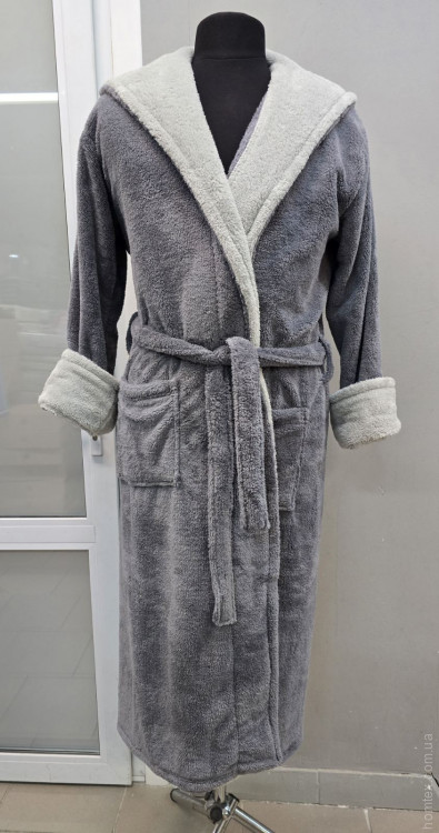 Халат чоловічий welsoft Zeron графітово-сірий Халат чоловічий welsoft Zeron графітово-сірий