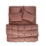 Пододеяльник с наволочками Penelope - Stella mauve фиолетовый 260х220 см + 50х70 см (2 шт.)