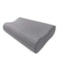 Наволочка U-tek Home Сатин Memory Wawe L Soft Grey Stripe 58х40х10.5 см