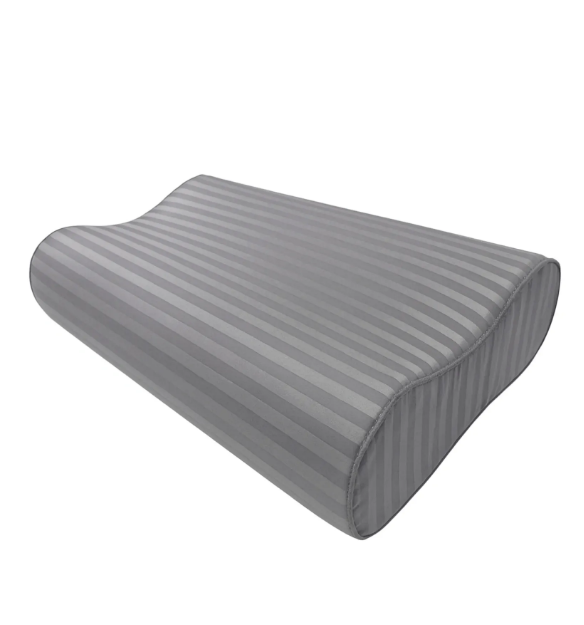 Наволочка U-tek Home Сатин Memory Wawe L Soft Grey Stripe 58х40х10.5 см