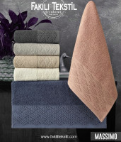 Набір махрових рушників Fakili Tekstil vip cotton Massimo 70x140 см з 6-ти штук 